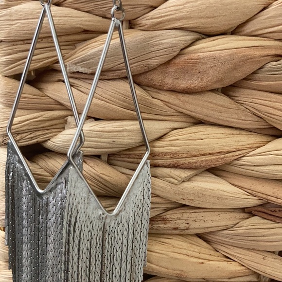 Dangle Earrings- Feather Styled Appearance - Picture 2 of 3